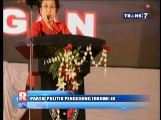 3 Parpol Merapat Menjadi Pengusung Pemerintahan Jokowi-JK