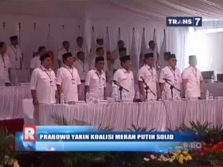 Prabowo Yakin Koalisi Merah Putih Tetap Solid