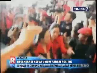 Jokowi-JK Dukung Megawati Kembali Jabat Ketum PDI-P