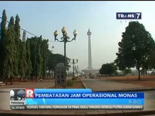 Senin, Monas Tutup 10 Pagi  