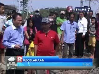 Pekerja Rel Tertabrak Kereta Api