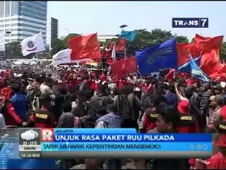 Unjuk Rasa Paket RUU Pilkada
