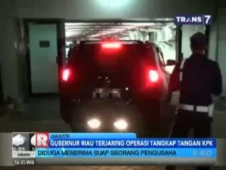 Gubernur Riau Diduga Menerima Suap dari Pengusaha