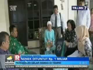 Pengadilan Gelar Sidang di Rumah Nenek