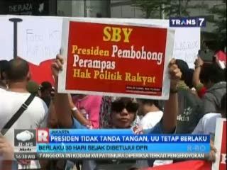 Menanti Sikap Presiden SBY Terhadap Polemik UU Pilkada