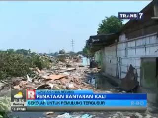 Penataan Bantaran Kali, SD untuk Pemulung Ikut Tergusur