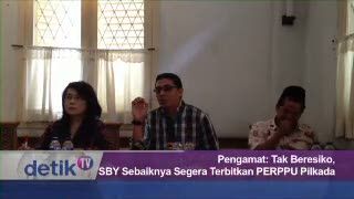 Pengamat: Tak Berisiko, SBY Sebaiknya Segera Terbitkan PERPPU Pilkada