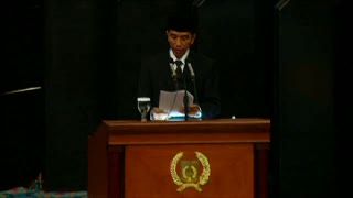 Pidato Jokowi Pamit di DPRD 