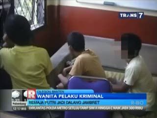 Remaja Putri Jadi Dalang Jambret