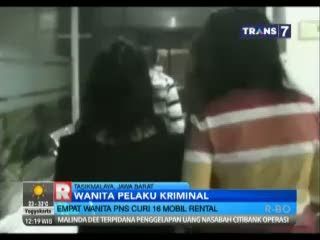 4 Wanita PNS Curi 16 Mobil Rental