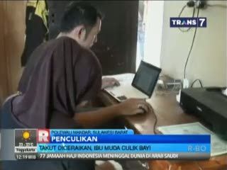 Takut Diceraikan, Ibu Muda Culik Bayi  