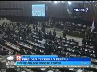 Pro Kontra DPR Tanggapi Perppu
