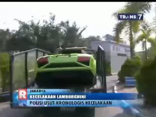 Pengemudi Lamborghini Klaim Sebagai Korban 