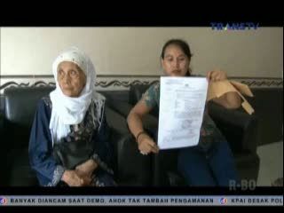 Nenek yang Digugat 1 Miliar kembali Dilaporkan Kepolisi oleh Anak dan Menantu