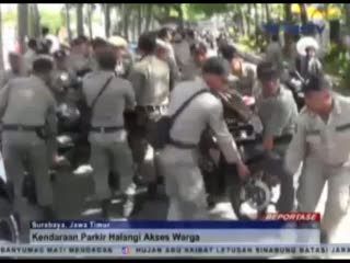 Penertiban Parkir Liar Diwarnai Adu Mulut dengan PNS