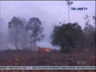 Kebakaran Hutan Hebat, Kabut Asap Semakin Tebal