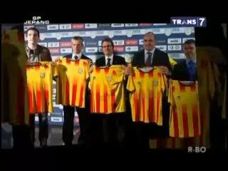 Jelang Referendum, Catalunya Perkenalkan Seragam Timnas Baru