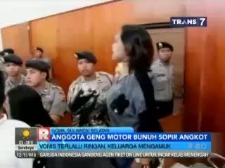 Vonis Ringan Anggota Geng Picu Kemarahan Keluarga Korban