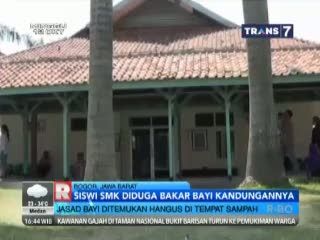 Siswi SMK Tega Bakar Bayi Kandungnya