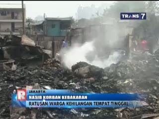 Duka Korban Kebakaran yang Kehilanggan Tempat Tinggal