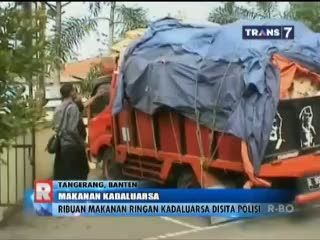 Ribuan Makanan Ringan Kadaluarsa Disita Polisi