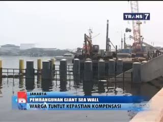 Soal Giant Sea Wall, Warga Tuntut Kepastian Kompensasi