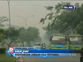 Kabut Asap Tunda Kedatangan Jamaah Haji