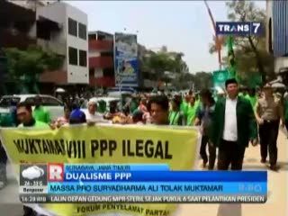Dualisme PPP, Massa Pro Suryadharma Ali Tolak Muktamar