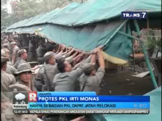 Tidak dapat Jatah Relokasi, PKL Monas Protes