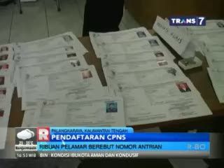 Pendaftaran CPNS di Pemprov Kalteng Diserbu Ribuan Pelamar