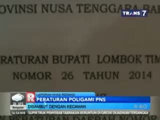 Aturan Poligami Denda Rp 1 Juta Bagi PNS Lombok Timur Menuai Protes