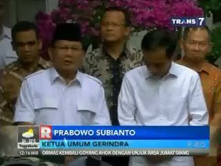 Jokowi dan Prabowo Saling Puji