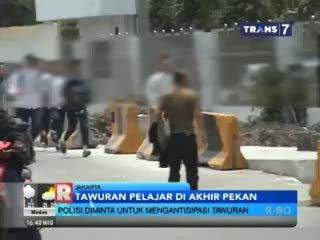 Tawuran Pelajar di Akhir Pekan, Polisi Diminta Mengantisipasi