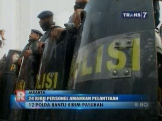 24 Ribu Personel Pasukan Gabungan Siap Amankan Pelantikan Jokowi-JK