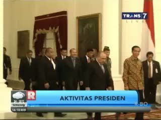 Presiden Jokowi Masih Menerima Kunjungan Kehormatan
