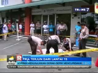 Pria Terjun Bebas dari Lantai 15 Wisma Kelapa Gading