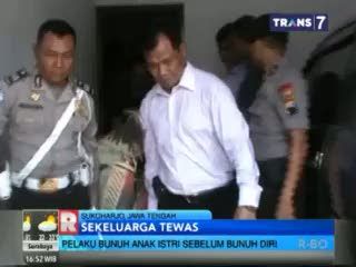 Lurah Bunuh Istri dan Anak Sebelum Akhirnya Bunuh Diri