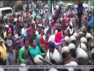 Ricuh Demo Walikota di Lhokseumawe