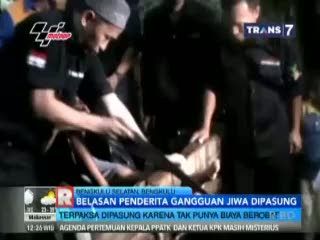 Belasan Penderita Gangguan Jiwa Dipasung