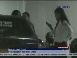 Putri Presiden Ikut Ujian CPNS