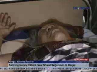 Seorang Nenek Ditikam Orang Tidak Dikenal saat Hendak Beribadah