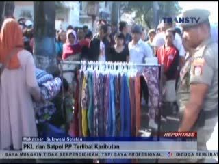 Penertiban PKL Diwarnai Keributan Antara Pedagang dan Satpol PP