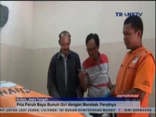 Pria Paruh Baya Bunuh Diri dengan Merobek Perutnya