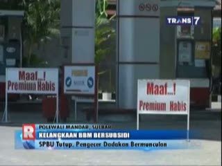 Kelangkaan BBM, SPBU Banyak yang Tutup