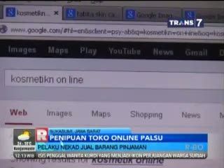 Penipuan Toko Online Palsu