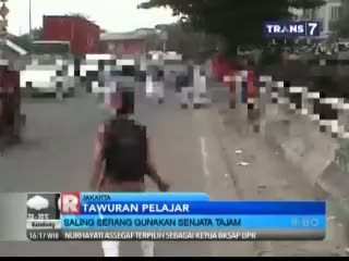 Lagi-lagi, Dua Kubu Pelajar Saling Serang Gunakan Senjata Tajam