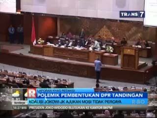 Polemik Pembentukan DPR Tandingan