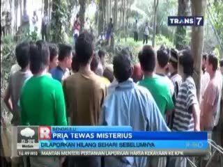 Seorang Pria Tewas Misterius