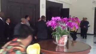 JK Bertemu Wapres Angola Bahas Eksplorasi Minyak