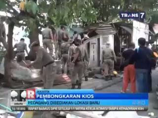 Pembongkaran Kios Pedagang Ikan